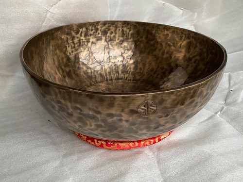 6 inches-24 inches Moon Tiger with Mantra etched Fancy singing Bowl-Premium bowl - Picture 7 of 10