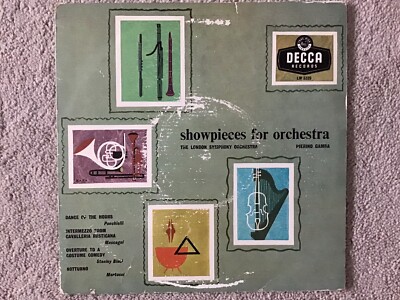 Showpieces For Orchestra Various Composers Decca Records LW 5325 10'' MINT