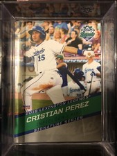 2018 Lexington Legends Cristian Perez RC Rookie Kansas City Royals VZ