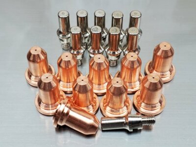 85392 - 20A Tips + Electrodes For FORNEY   Easy Weld 20 P 251 20P Plasma Cutter