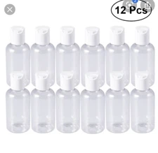 12 Ps 60ml Bottle Portable Travel  Empty Refillable Sanitizer-Liquid Bottles