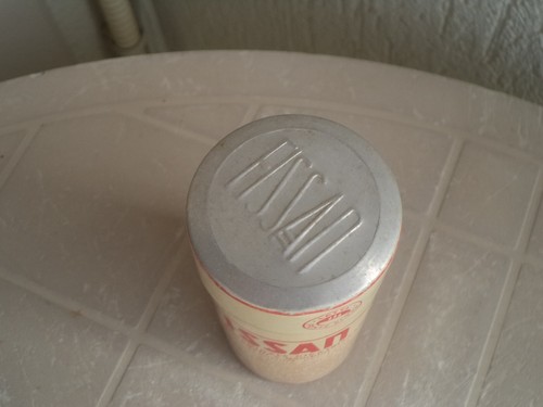 VECCHIA SCATOLA BARATTOLO DI LATTA POLVERE COLLOIDALE FISSAN - VINTAGE ANNI '60 - Foto 2 di 6