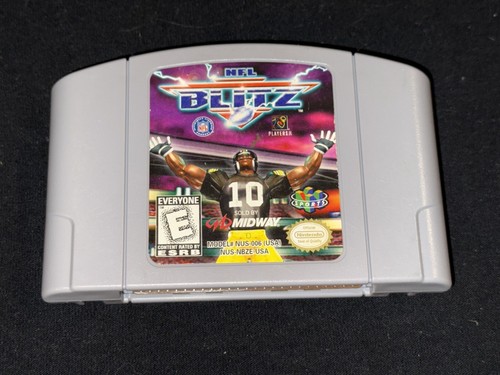NFL Blitz (Nintendo 64, 1997) Cleaned / Tested / Authentic N64
