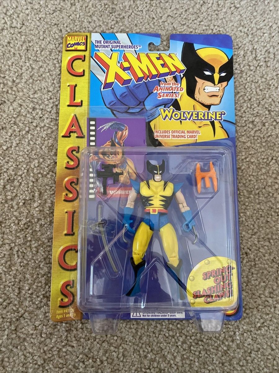 X-Men Classics Toy Biz Wolverine With Card & Spring Out