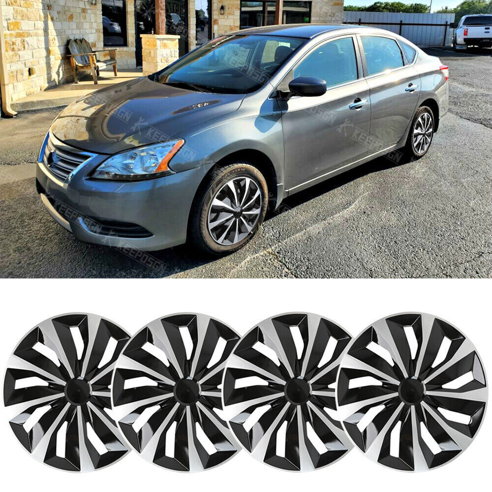 Nissan Sentra 2013-2019 16-Inch Hubcaps for Steel Wheels R16 Fit