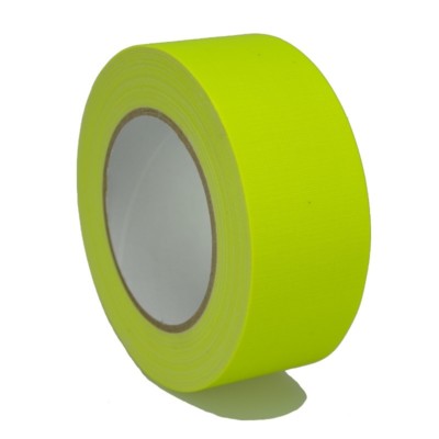 Markierungsklebeband 649-50GE 50mm x 25m Gaffer Tape neon Gelb MATT Tape  Marker