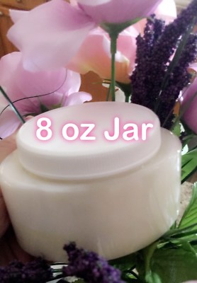 Coconut Oil - Face, Neck & Eye Cream - Soft, Glowing Moisturized Skin - 8 oz Jar
