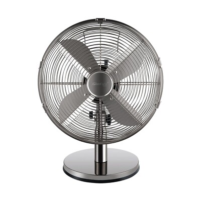 STEBA VT T6 gunmetal Tischventilator 34 cm Durchmesser,3 Stufen,neigbar,Edel.