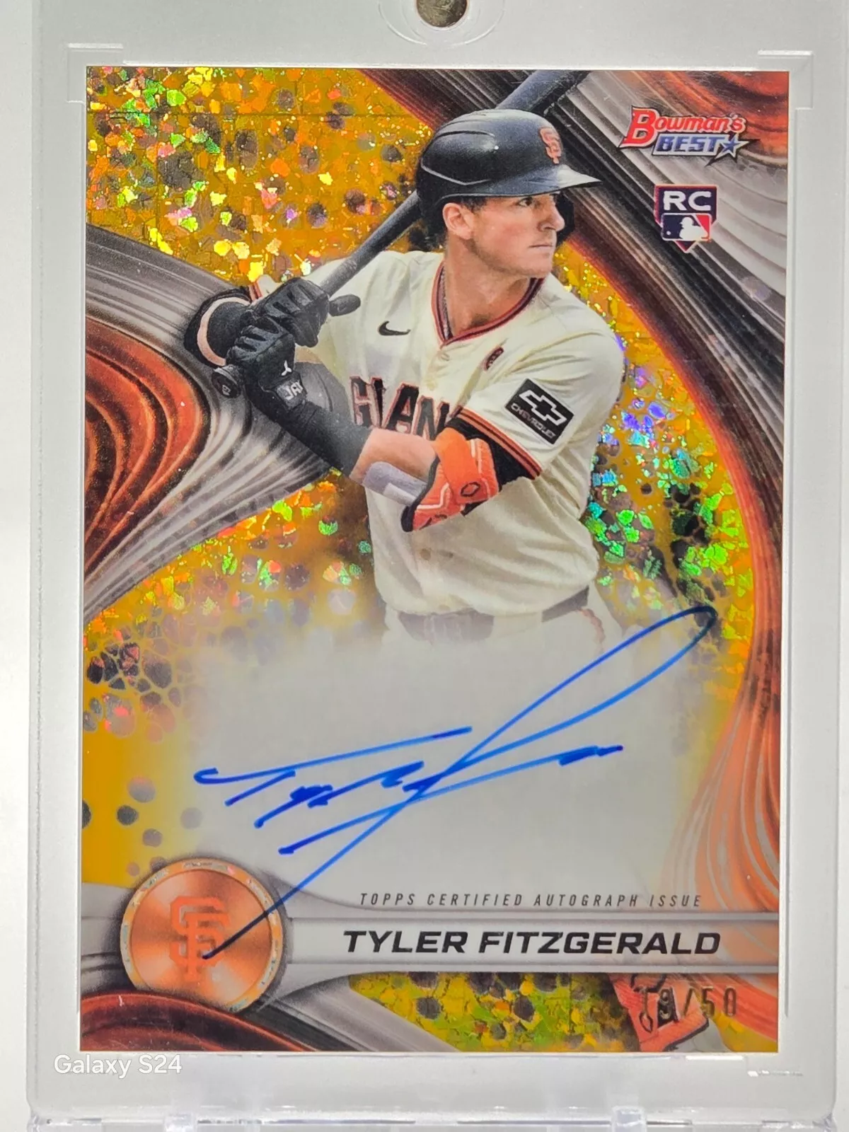 Tyler Fitzgerald trading card