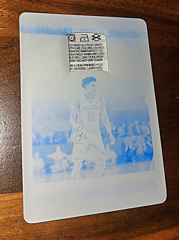 1/1 Trae Young 2021 National Treasures COLLEGE USED LAUNDRY TAG No Card Like It!