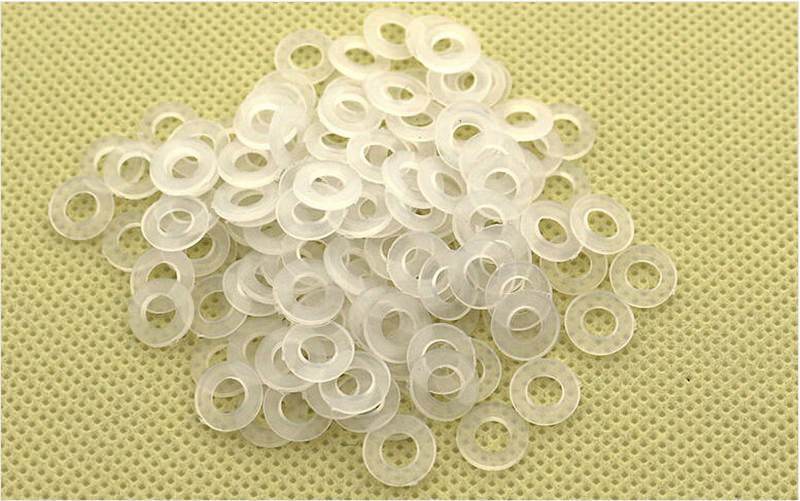 O.D= 3mm To 60mm Metric O-Rings Clear Silicone Rubber Seals Flat - Foto 9