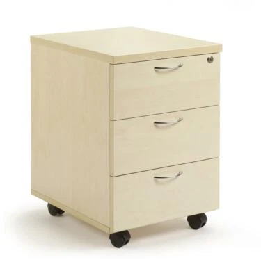 Rollcontainer - vier Dekore - Tiefe 500mm - abschließbar - Korpus montiert