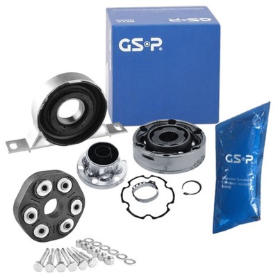 GSP Mittellager + 2x Hardyscheibe Satz für BMW 3 E46 330d