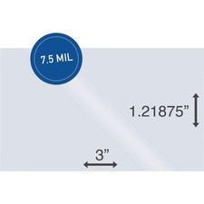 Centurion 3 In. x 1.21875 In. Label Holder 1000-Pack 1192008 Centurion 1192008