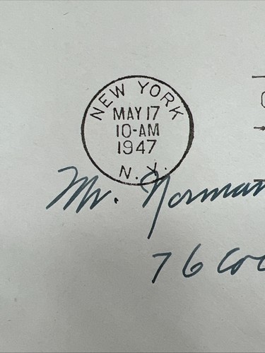 1947 Centenary Philatelic Exhibition First Day Cover - New York FDC Cachet - Picture 2 of 3