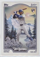 2025 Topps X Bob Ross The Joy of Baseball Orelvis Martinez #79 0k26