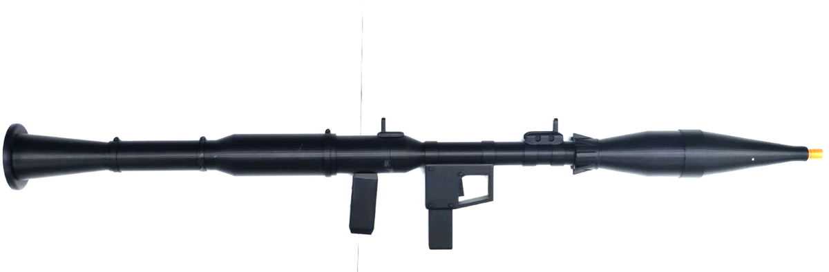 PRG7 RPG Bazooka Rocket Launcher Prop 1:1 Scale Full Size Print 3D