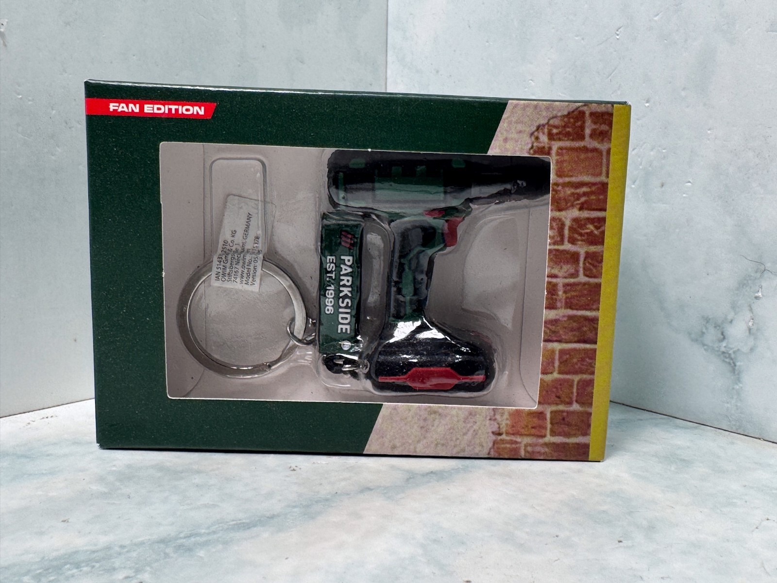 Portachiavi PARKSIDE Fan Edition Design Trapano Avvitatore Raro da Collezione foto 2