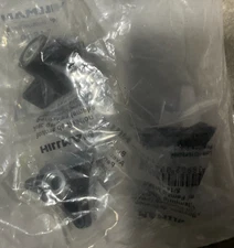 3PACK Hillman Black Plastic Clamping Knobs 3Point  w/Female Insert Nuts #884509