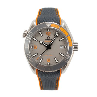 Omega Seamaster Planet Ocean 44MM 215.90.44.21.99.001GRAY Orange Titanium Watch