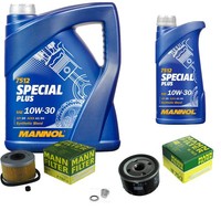Inspektionspaket 6L Mannol Special Plus 10W-30 FüR Renault Megane Scenic 1.9