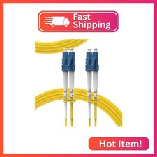 KeepFly Fiber OS2 LC to LC Single Mode Fiber Patch Cable, 1M/3ft