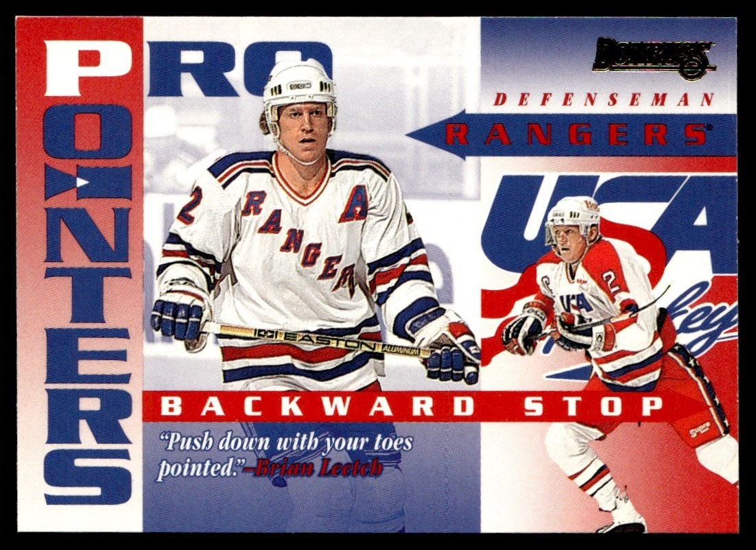 1995-96 Donruss Pro Pointers Brian Leetch #5
