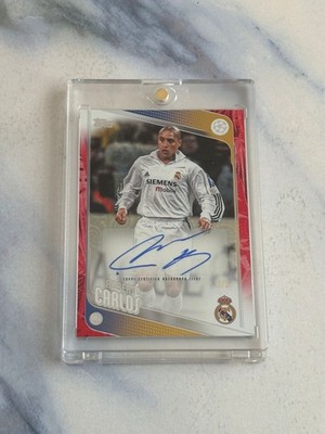 Topps UCC 2025/26 Roberto Carlos Real Madrid Auto CA-RC 3/5 Jersey Number Match