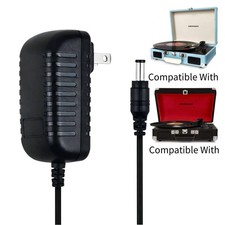 5V Power Adapter For Crosley CR8005D CR8005D-BK BL TU TW Record Player Charger