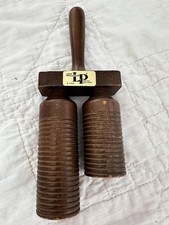 vintage Latin Percussion LP wooden double agogo bell