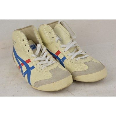Onitsuka Tiger Tokyo Sneakers Men s 6.5 White Blue Red Leather Upper Rubber Sole