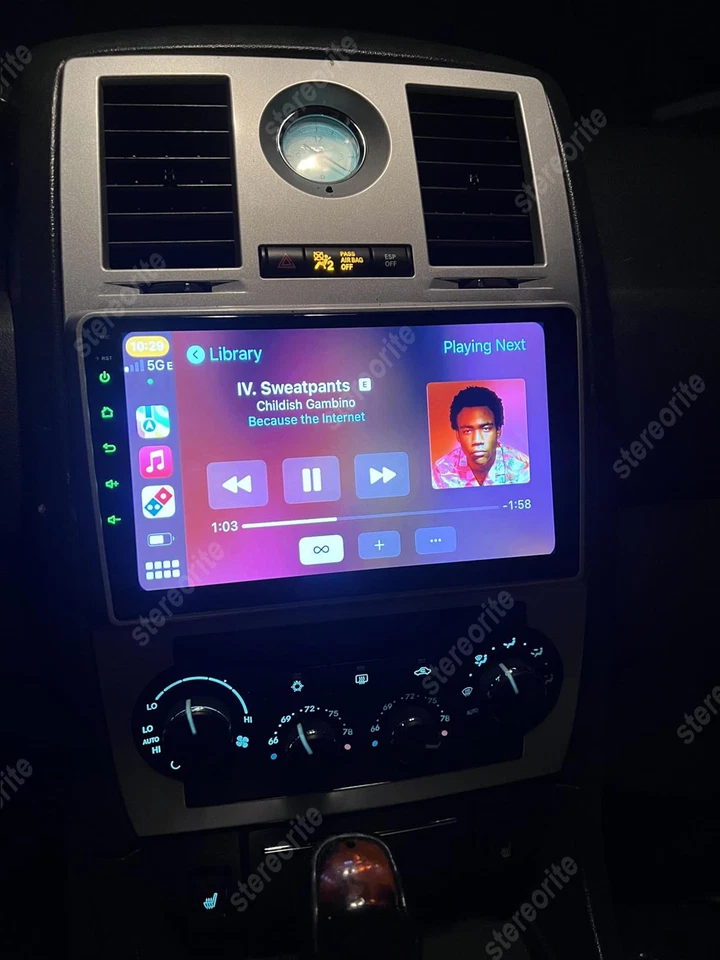 For 2004-2007 Chrysler 300C Android 13 CarPlay Wireless Car Stereo Radio GPS Nav Foto 4 de 4