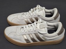 Adidas Women's VL Court 3.0 Beige/Gold Metallic JI0485 Shoes Size 7.5