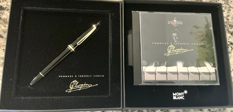 Montblanc Hommage à Frédéric Chopin Juego Edición Limitada - Pluma Estilográfica, CD Foto 4 de 4
