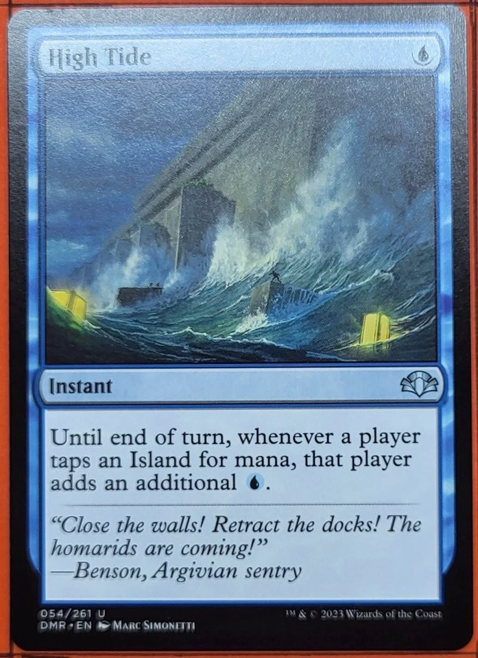 MTG - 1x High Tide - ( Dominaria Remastered  )