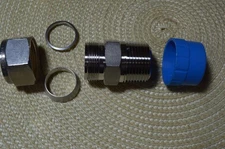 PARKER 8-8 FBZ-SS Connector, 316 SS FEMALE 1/2In x MALE 1/2In MNPT