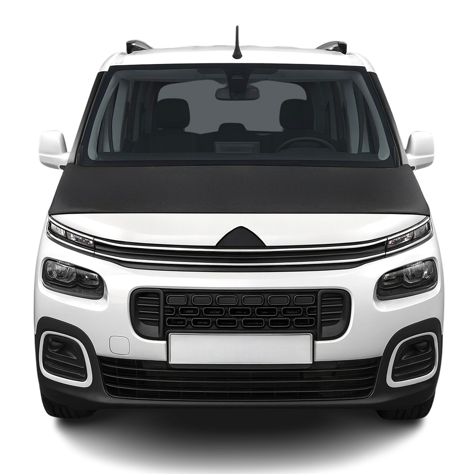 Protège capot en vinyle noir premium ajusté pour Citroen Berlingo