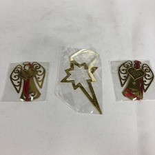 Hour of Power Crystal Cathedral Ornaments Set 3 Angel Star Bible Verses 2011