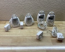  2 VTech DM221 Digital Audio Baby Monitor w/ Power Cord - White