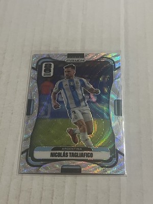 2026 Panini Prizm FIFA World Cup Nicolas Tagliafico Silver Wave Prizm