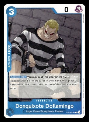 One_piece The Time of Battle #OP16-047 Donquixote Doflamingo (047) NM