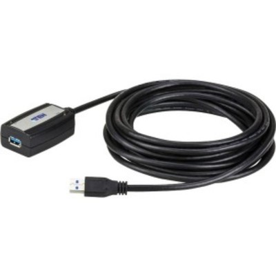 Aten 16.4ft USB 3.1 Gen1 Extender Cable - USB - Black