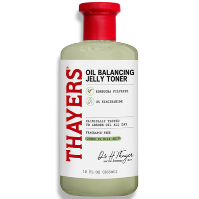 Thayers Oil Balancing And Cooling Jelly Toner Fragrance-Free, 12.0 fl oz