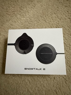 Sena Snowtalk 2 Bluetooth Headset Snow Helmet Wireless Intercom Universal
