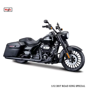 Maisto 1:12 Harley Davidson 2017 Road King Diecast Motorcycle