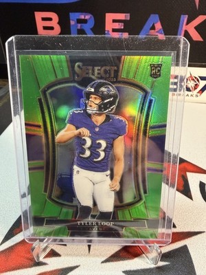 2025 Panini Select - Premier Level Tyler Loop #161 Neon Green Prizm /49 (RC)
