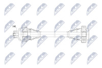 NTY Antriebswelle NPW-AU-084 94Mm FüR Audi A4 B8 8K2 Avant 8K5 A5 8T3 Sportback