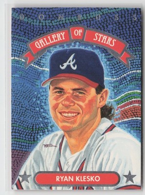 1992 Triple Play #GS-10 Ryan Klesko Gallery of Stars