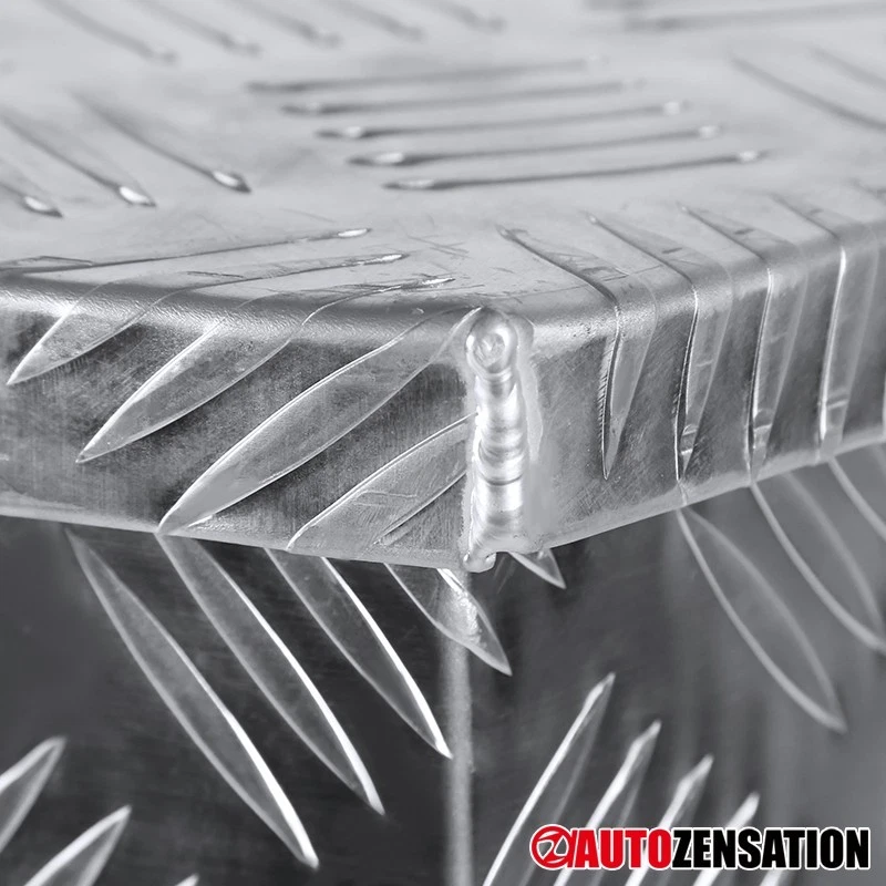 29" Heavy Duty Aluminum Tool Box Truck Storage Trunk Trailer Tongue w/ Lock - Image 4 of 4