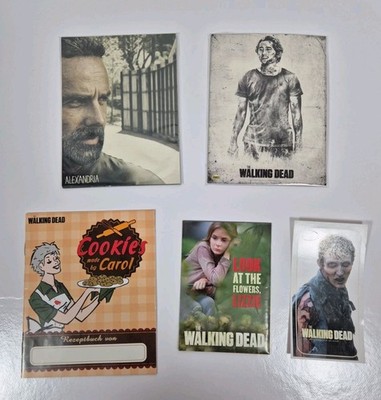TWD - The Walking Dead Fanpaket: Karten, Blumensamen, Sticker, Carol Rezeptbuch